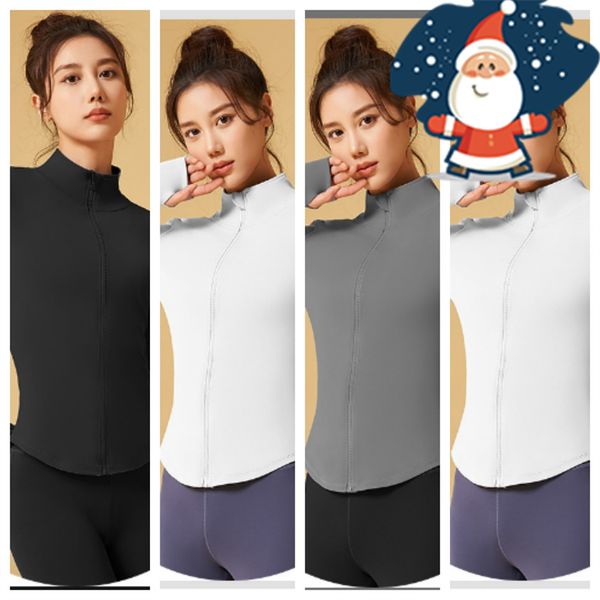 new outdoor leisure running full zipper stand collar tight slimming yoga fitness jacket, White;red
new outdoor leisure running full zipper stand collar tight slimming yoga fitness jacket, White;red