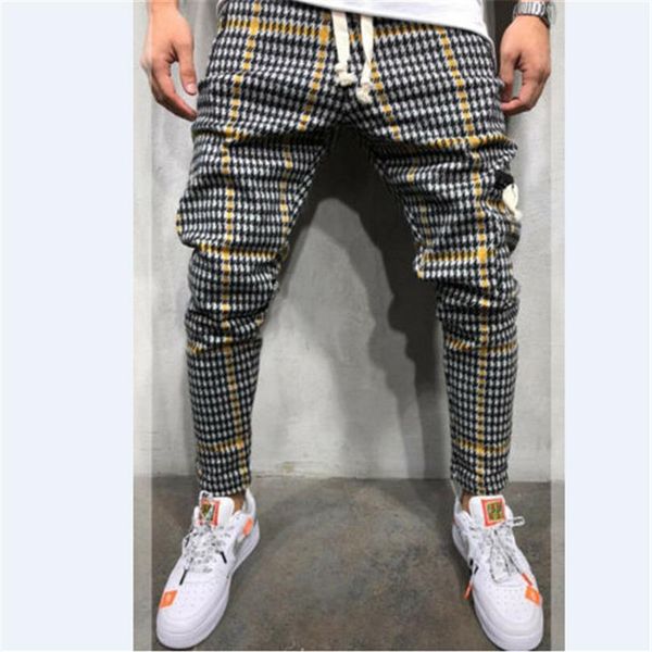 men plaid long pants fashion 2019 spring autumn casual young man hip hop trousers male lace up elastic harem pants205d, Black
men plaid long pants fashion 2019 spring autumn casual young man hip hop trousers male lace up elastic harem pants205d, Black
