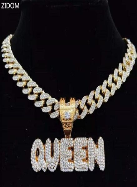 pendant necklaces men women hip hop king queen letter necklace with 13mm miami cuban chain iced out bling hiphop fashion jewelry953334182, Silver
pendant necklaces men women hip hop king queen letter necklace with 13mm miami cuban chain iced out bling hiphop fashion jewelry953334182, Silver