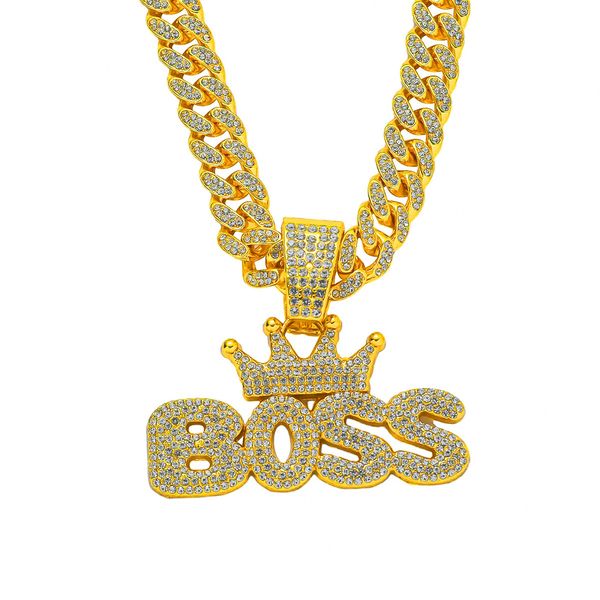 hip hop men rapper diamond pendant necklace shiny crown boss pendant micro-inset zircon jewelry night club accessory sweater collarbone cuba, Silver
hip hop men rapper diamond pendant necklace shiny crown boss pendant micro-inset zircon jewelry night club accessory sweater collarbone cuba, Silver