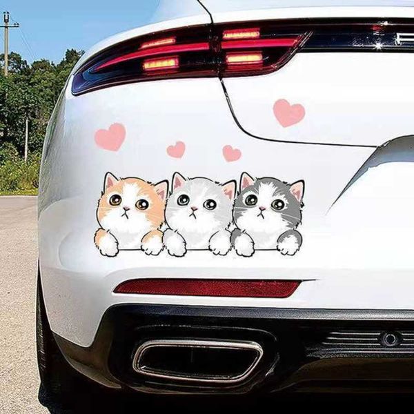 stickers atsafepro auto sticker cute three cats trim graphic car hood body side window accessories exterior part universal r230812
stickers atsafepro auto sticker cute three cats trim graphic car hood body side window accessories exterior part universal r230812