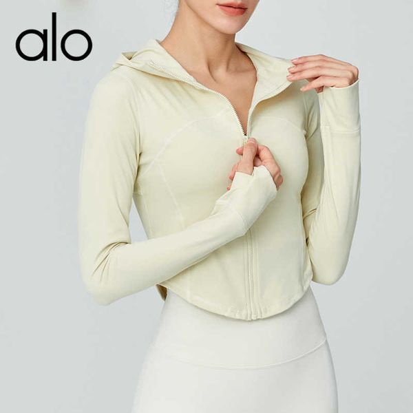 alo yoga autumn nude sports jacket zippered hoodie yoga suit long-sleeved hollowed-out mesh fitness top, White;red
alo yoga autumn nude sports jacket zippered hoodie yoga suit long-sleeved hollowed-out mesh fitness top, White;red