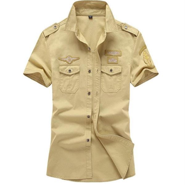 summer pure cotton men shirt oversize male short sleeve leisure blouse military embroidery clothing 6xl hf015283b, White;black
summer pure cotton men shirt oversize male short sleeve leisure blouse military embroidery clothing 6xl hf015283b, White;black