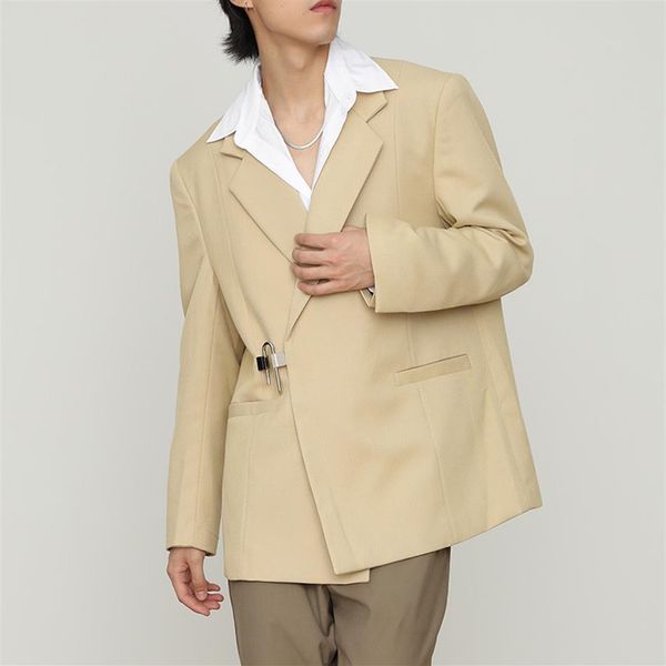 men's suits & blazers single-breasted chain decorated button blazer men black coffee young fashion suit jacket m-3xl335m, White;black
men's suits & blazers single-breasted chain decorated button blazer men black coffee young fashion suit jacket m-3xl335m, White;black