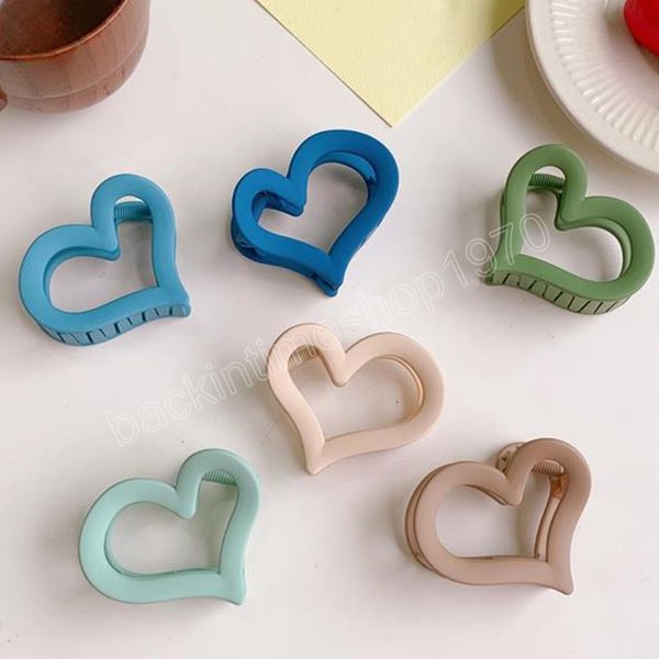 frosted love hair claw women fashion back head hair clip hairpin hollow heart headwear hair accessories, Slivery;white
frosted love hair claw women fashion back head hair clip hairpin hollow heart headwear hair accessories, Slivery;white