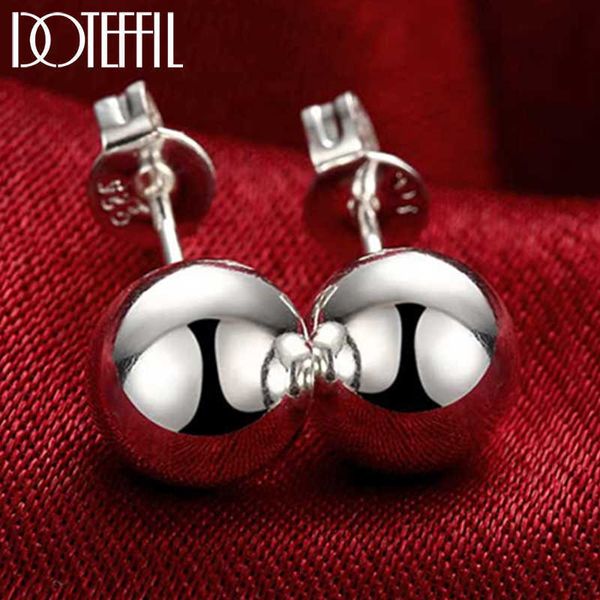 doteffil 925 sterling silver 8/10/12mm round smooth solid bead ball stud earrings for women wedding engagement party jewelry
doteffil 925 sterling silver 8/10/12mm round smooth solid bead ball stud earrings for women wedding engagement party jewelry