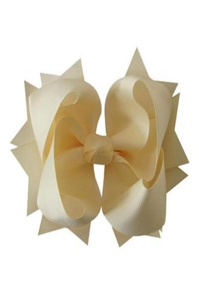 6quot large solid grosgrain ribbon layer spike hair bow clip 30pcs7674475, Slivery;white
6quot large solid grosgrain ribbon layer spike hair bow clip 30pcs7674475, Slivery;white