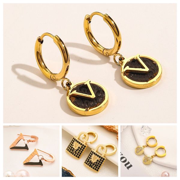 fashion womens 18k gold plated gold ear stud earrings brand designers geometry double letters geometric earring wedding party jewerlry class, Golden;silver
fashion womens 18k gold plated gold ear stud earrings brand designers geometry double letters geometric earring wedding party jewerlry class, Golden;silver