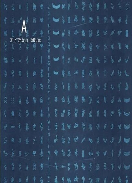 5 x new large nail stamp stamping image plate012345673262279, White 
5 x new large nail stamp stamping image plate012345673262279, White