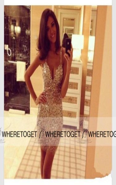 sparkly rose gold short cocktail dresses 2019 sweetheart sheath mini celebrity gowns backless with beads prom dresses custom 6047013, Black
sparkly rose gold short cocktail dresses 2019 sweetheart sheath mini celebrity gowns backless with beads prom dresses custom 6047013, Black