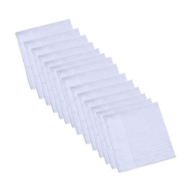wedding decorations 12pcs/set 40x40cm cotton handkerchiefs pure white classic hankies jacquard striped pocket square towel
wedding decorations 12pcs/set 40x40cm cotton handkerchiefs pure white classic hankies jacquard striped pocket square towel