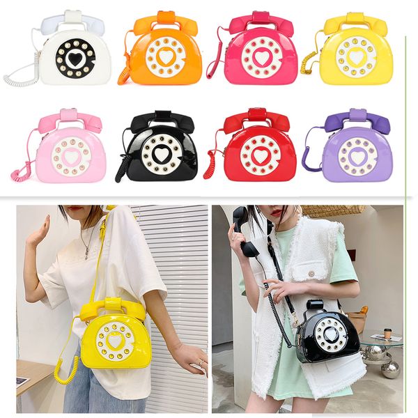 evening bags telephone shape women's purses and handbags pink shoulder crosbody bag for girl patent leather casual tote bags messenger
evening bags telephone shape women's purses and handbags pink shoulder crosbody bag for girl patent leather casual tote bags messenger