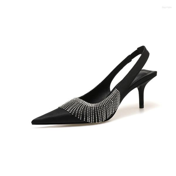 sandals chains zapatos mujer point toe pump designer stiletto slingback thin heels luxury women shoes mesh sandalias sexy, Black
sandals chains zapatos mujer point toe pump designer stiletto slingback thin heels luxury women shoes mesh sandalias sexy, Black