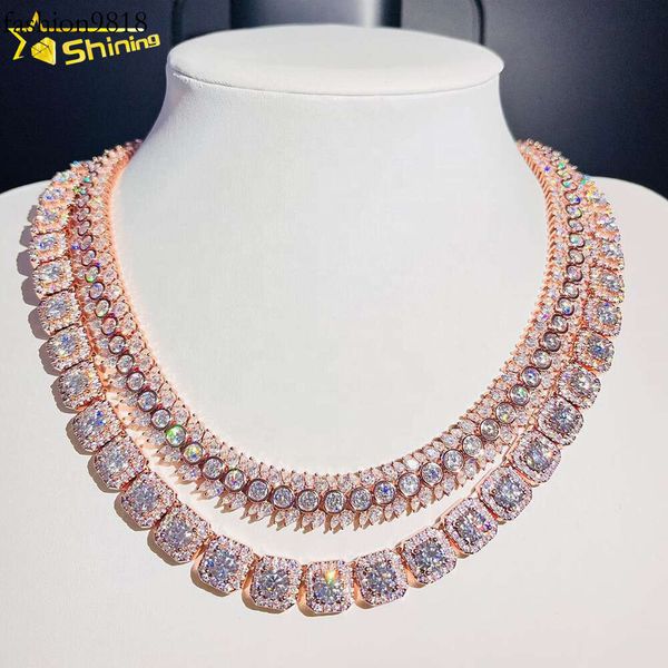 hip hop jewelry 10mm width bling diamond sterling sier vvs moissanite cuban link tennis chain, Silver
hip hop jewelry 10mm width bling diamond sterling sier vvs moissanite cuban link tennis chain, Silver