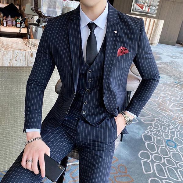 brand men 3 piece suit jacket pant vest 2021 business slim suits sets wedding dress mens plaid formal wear men's & blazers262v, White;black
brand men 3 piece suit jacket pant vest 2021 business slim suits sets wedding dress mens plaid formal wear men's & blazers262v, White;black