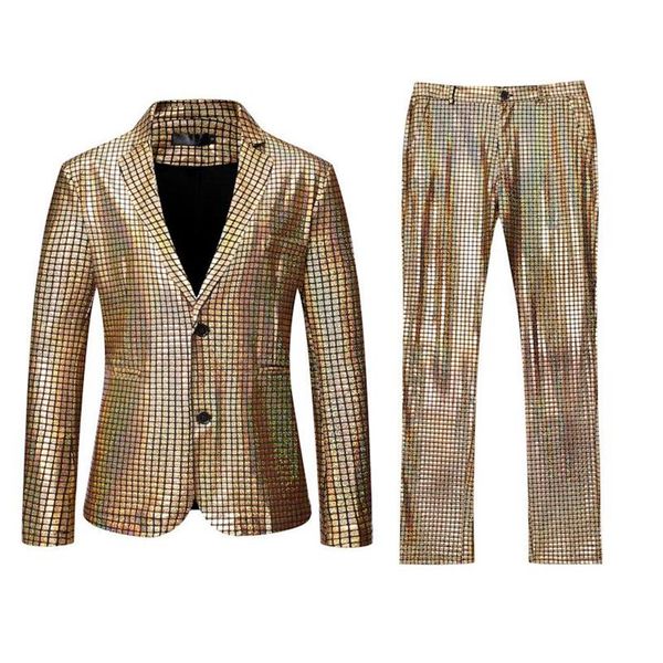 gold plaid sequin glitter suit men wedding groom tuxedo suits mens notched lapel prom stage costume with pants ternos men's &274t, White;black
gold plaid sequin glitter suit men wedding groom tuxedo suits mens notched lapel prom stage costume with pants ternos men's &274t, White;black