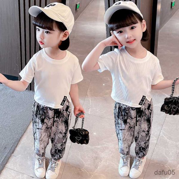 clothing sets girls summer clothes tshirt pants clothing for girls printed girls clothes casual style kid clothes r230812, White
clothing sets girls summer clothes tshirt pants clothing for girls printed girls clothes casual style kid clothes r230812, White