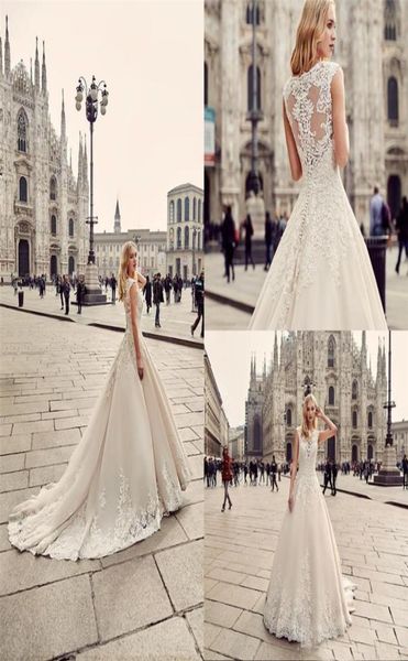 a line chapel train custom made beach bridal gowns romantic eddy k wedding dresses round neck appliques lace robe de soiree longue4039503, White
a line chapel train custom made beach bridal gowns romantic eddy k wedding dresses round neck appliques lace robe de soiree longue4039503, White