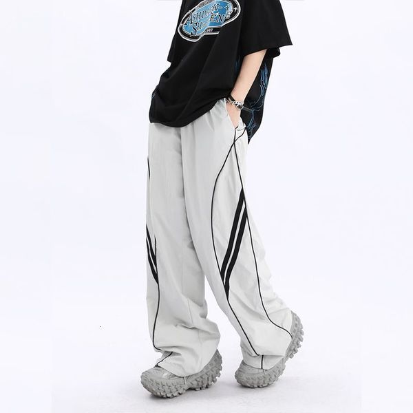 women's pants s striped vintage wideleg baggy pant 2023 summer thin section drawstring straight casual y2k sweatpants 230811, Black;white
women's pants s striped vintage wideleg baggy pant 2023 summer thin section drawstring straight casual y2k sweatpants 230811, Black;white