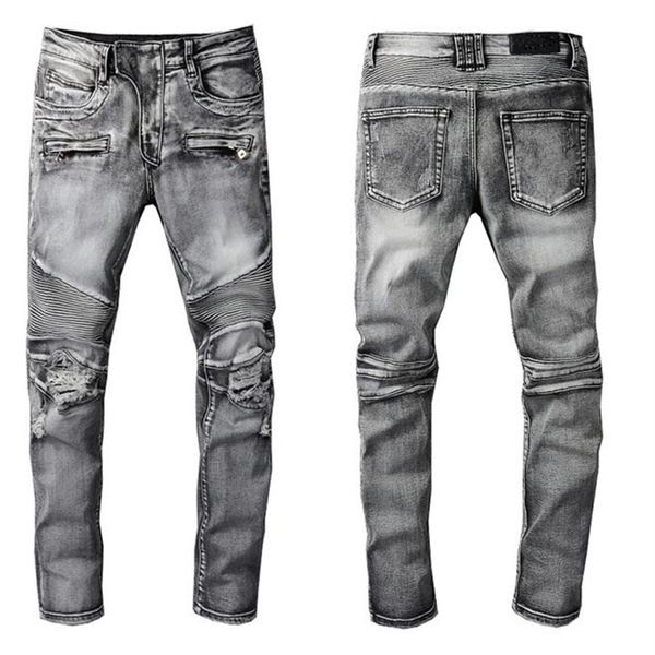 designer luxury mens jeans brand washed design grey slim-leg denim pants fashion club clothing male hip hop skinny motorcycle bike2693, Blue
designer luxury mens jeans brand washed design grey slim-leg denim pants fashion club clothing male hip hop skinny motorcycle bike2693, Blue