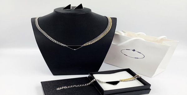 designer necklace gold silver double chain mens womens popular ins classic necklace inverted triangle pendants bracel5407740
designer necklace gold silver double chain mens womens popular ins classic necklace inverted triangle pendants bracel5407740