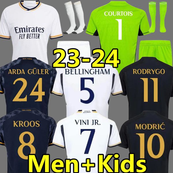 23 24 bellingham vini jr soccer jerseys courtois modric valverde camavinga arda guler rodryo kroos 2023 2024 football shirt men kids kits ca, Black;yellow
23 24 bellingham vini jr soccer jerseys courtois modric valverde camavinga arda guler rodryo kroos 2023 2024 football shirt men kids kits ca, Black;yellow
