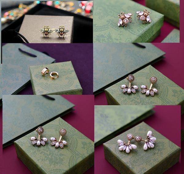 fashion women designer earrings ear stud vintage letter set horse eye diamond bee pearl earrings flavonoid double earings aaa6688, Golden;silver
fashion women designer earrings ear stud vintage letter set horse eye diamond bee pearl earrings flavonoid double earings aaa6688, Golden;silver
