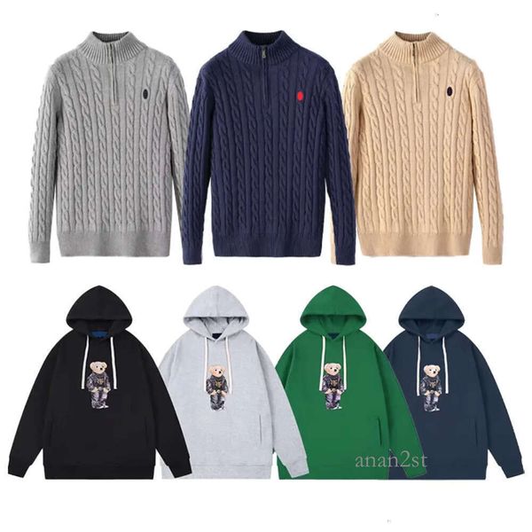men sweater designer hoodie polo shirts half zipper hoodies s business sweaters long sleeve high collar twist jumper horse embroidery s, White;black
men sweater designer hoodie polo shirts half zipper hoodies s business sweaters long sleeve high collar twist jumper horse embroidery s, White;black