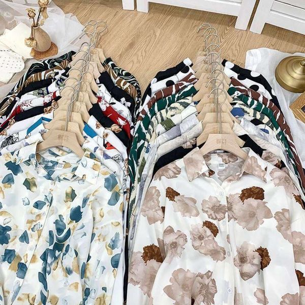 style cool shirt loose ink tie dyed printed long sleeved womens spring and summer temperament trend, White
style cool shirt loose ink tie dyed printed long sleeved womens spring and summer temperament trend, White