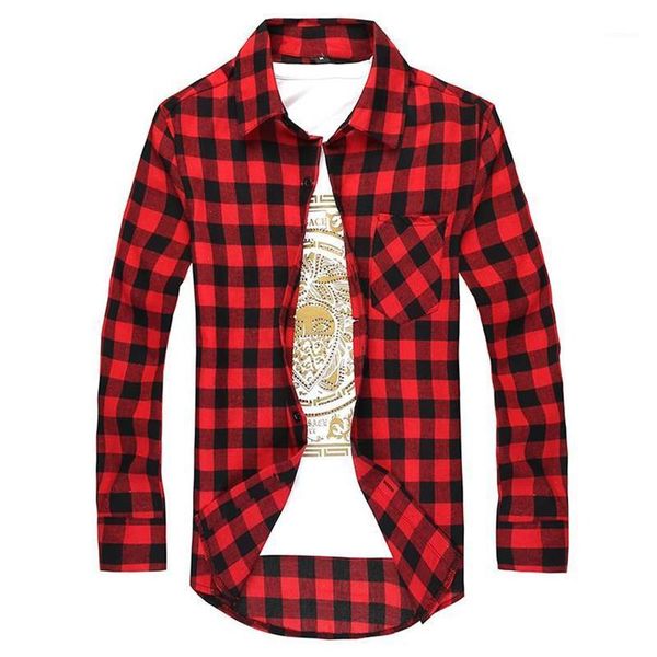 men plaid shirt 2020 korean classic checkered long sleeve casual shirts camisa masculina slim fit men's clothing red black1209h, White;black
men plaid shirt 2020 korean classic checkered long sleeve casual shirts camisa masculina slim fit men's clothing red black1209h, White;black