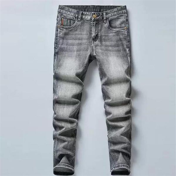 designer men's jeans fashion luxury slim elastic bee brand business pants trousers classic style male denim leisure trousers 229h, Blue
designer men's jeans fashion luxury slim elastic bee brand business pants trousers classic style male denim leisure trousers 229h, Blue