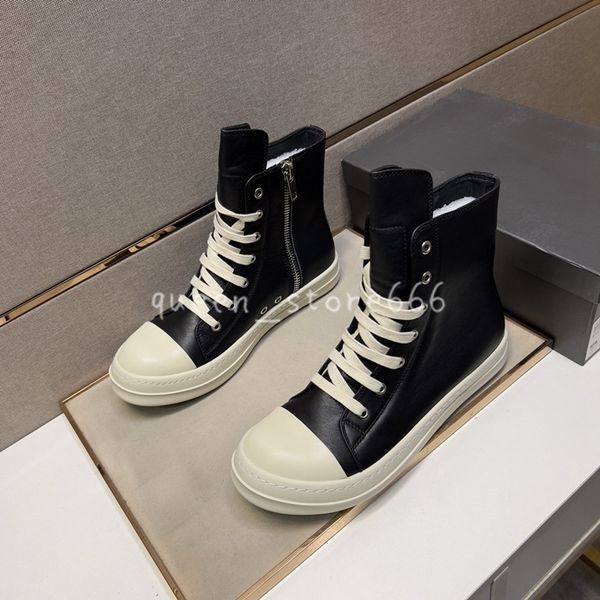 2023 new men's casual shoes fashion women's sneakers blcak leather sneaker rubber lace-up boots size 35-47, Black
2023 new men's casual shoes fashion women's sneakers blcak leather sneaker rubber lace-up boots size 35-47, Black