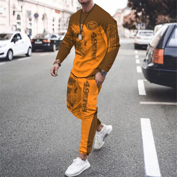 mens tracksuits spring sportswear suit long sleeve tshirt colorful casual 2 piece set 230812, Gray
mens tracksuits spring sportswear suit long sleeve tshirt colorful casual 2 piece set 230812, Gray