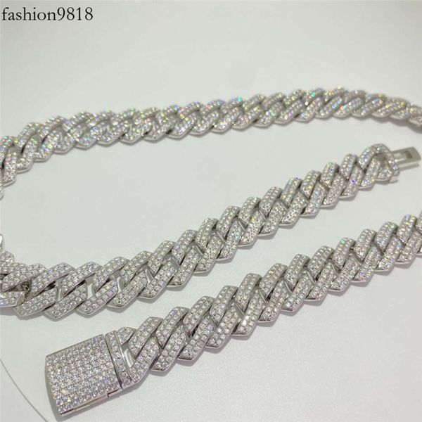 sier fine hip hop moissanite jewelry cuban links 14mm vvs moissanite diamond cuban necklace iced out miami cuban bracelet, Silver
sier fine hip hop moissanite jewelry cuban links 14mm vvs moissanite diamond cuban necklace iced out miami cuban bracelet, Silver