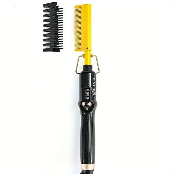 ceramic coated electric hair straightener brush - smooth and shiny hair with comb copper comb hair styling tool
ceramic coated electric hair straightener brush - smooth and shiny hair with comb copper comb hair styling tool