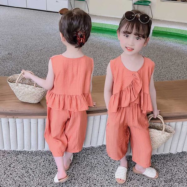 clothing sets kids summer clothes girls vest short girl clothes solid color girls clothes casual style kids clothing r230812, White
clothing sets kids summer clothes girls vest short girl clothes solid color girls clothes casual style kids clothing r230812, White