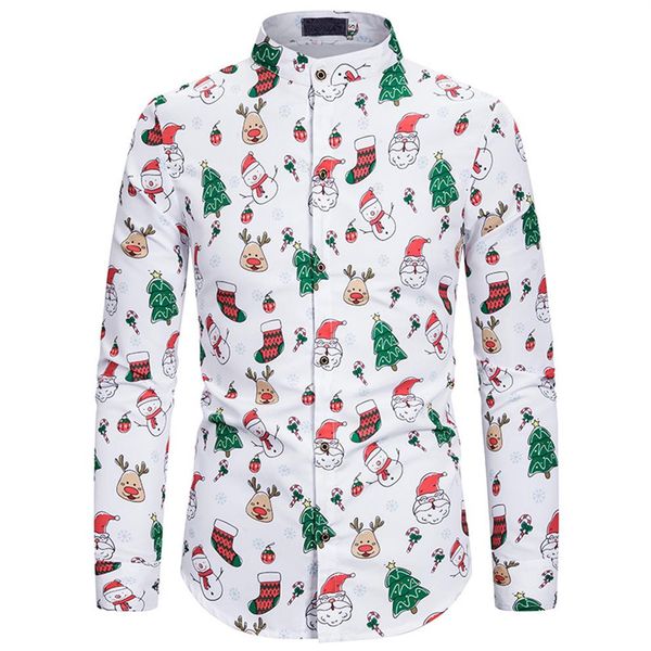 christmas shirt men 2020 brand new long sleeve mandarin collar mens white dress shirts xmas party prom costume camisa masculina282c, White;black
christmas shirt men 2020 brand new long sleeve mandarin collar mens white dress shirts xmas party prom costume camisa masculina282c, White;black