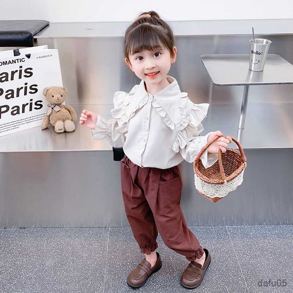 clothing sets girls clothes solid color clothing for girls blouse pants girls sets clothing toddler kids clothes r230812, White
clothing sets girls clothes solid color clothing for girls blouse pants girls sets clothing toddler kids clothes r230812, White