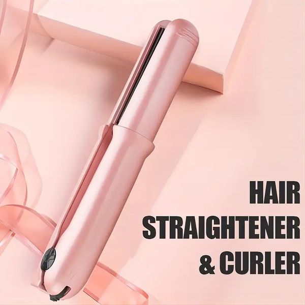 1pc revolutionize your hair styling with the professional wireless portable nano titanium ceramic hair straightener, Black
1pc revolutionize your hair styling with the professional wireless portable nano titanium ceramic hair straightener, Black