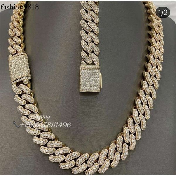 customized 15mm width heavy iced out jewelry bust down miami vvs moissanite diamonds cuban link, Black
customized 15mm width heavy iced out jewelry bust down miami vvs moissanite diamonds cuban link, Black