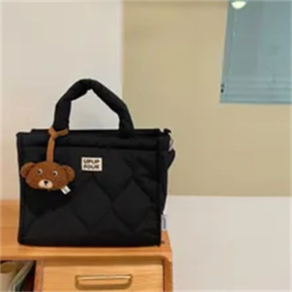 homemade korean ins handbag single shoulder bag multifunctional large capacity quilted embroidery mommy bag, Black
homemade korean ins handbag single shoulder bag multifunctional large capacity quilted embroidery mommy bag, Black