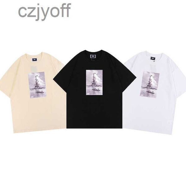 kith paris tower print city exclusive men's and women's loose round neck 2022 summer street fashion short sleeve t, White;black
kith paris tower print city exclusive men's and women's loose round neck 2022 summer street fashion short sleeve t, White;black