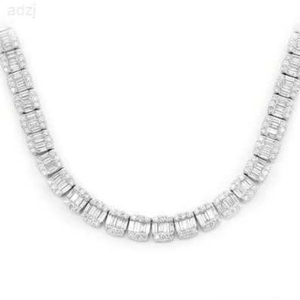 iced out baguette cut vvs moissanite diamond cluster tennis chain 925 silver necklace for men women
iced out baguette cut vvs moissanite diamond cluster tennis chain 925 silver necklace for men women