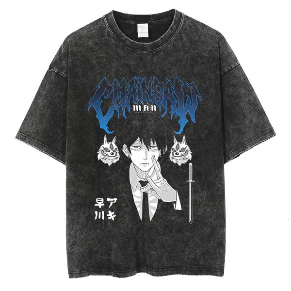 men's t-shirts retro washed t-shirt anime chainsaw man t shirt cotton summer short sleeve tshirt men woman harajuku casual hip hop stre, White;black
men's t-shirts retro washed t-shirt anime chainsaw man t shirt cotton summer short sleeve tshirt men woman harajuku casual hip hop stre, White;black