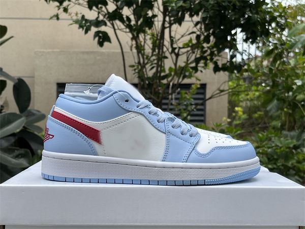 original 1 low og basketball shoes men women 1s blue grey dune red trainers outdoor sports sneakers, Red;white 
original 1 low og basketball shoes men women 1s blue grey dune red trainers outdoor sports sneakers, Red;white