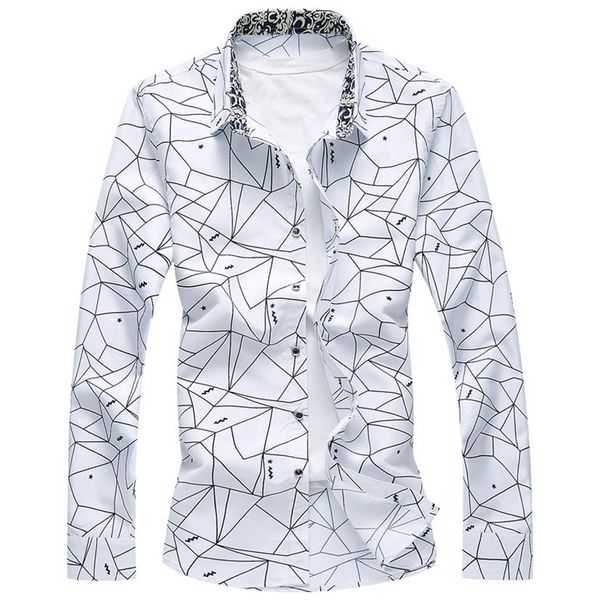 new designer spring autumn men shirt classic formal geometric plaid long sleeve dress shirts mens plus size 7xl296e, White;black
new designer spring autumn men shirt classic formal geometric plaid long sleeve dress shirts mens plus size 7xl296e, White;black