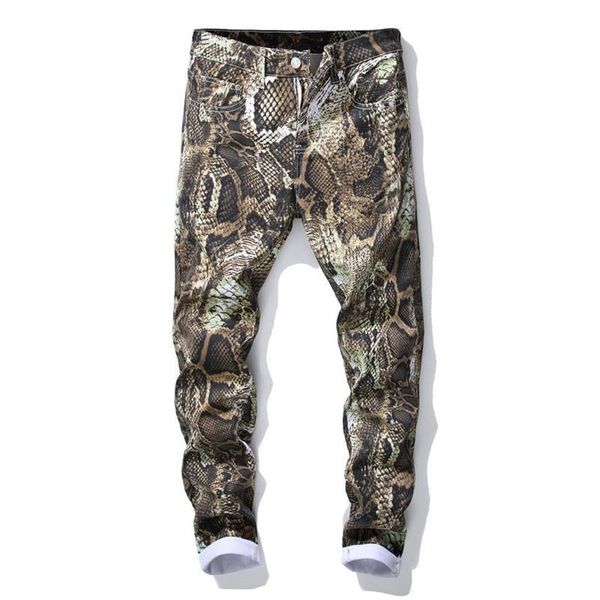 european men brand jeans slim denim trendy man trousers skinny hip hop moto biker snakeskin pattern pants for men's262w, Blue
european men brand jeans slim denim trendy man trousers skinny hip hop moto biker snakeskin pattern pants for men's262w, Blue