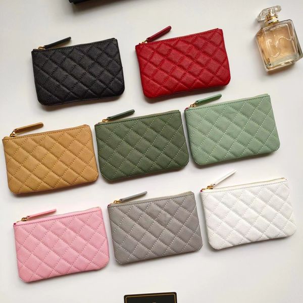 luxury designer caviar coin purse genuine leather mini zipper wallet man woman classic c travel documents passport credit id card holder bag, Brown;gray
luxury designer caviar coin purse genuine leather mini zipper wallet man woman classic c travel documents passport credit id card holder bag, Brown;gray