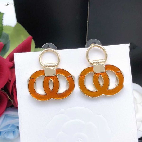designer earrings for women yellow brass charm jewelry letter logo shaped pendant earrings including box gift choice, Golden
designer earrings for women yellow brass charm jewelry letter logo shaped pendant earrings including box gift choice, Golden