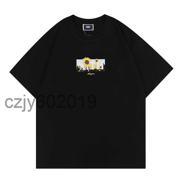 american fashion brand kith avignon tee sunflower box printed round neck loose short sleeve t-shirt for men and womenv5r1, White;black
american fashion brand kith avignon tee sunflower box printed round neck loose short sleeve t-shirt for men and womenv5r1, White;black
